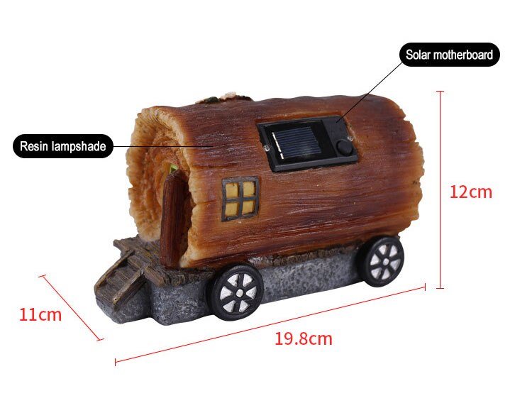 LED Solar Light Carriage Lights Garden Outdoor Lawn Lights Decorative Lights lamparas solares jardin solar led