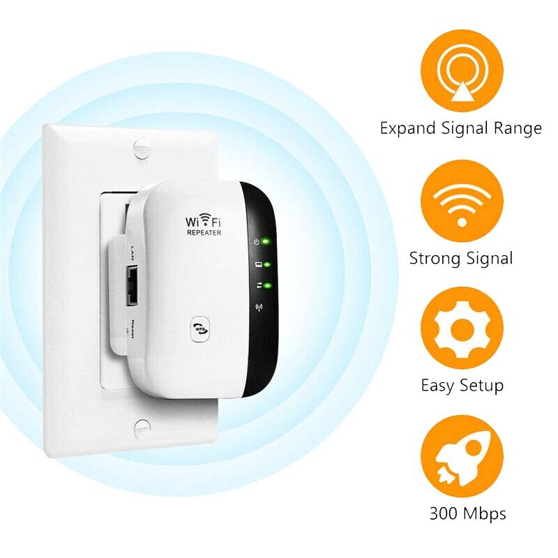 Wireless Wifi Repeater Wifi Extender 300Mbp Range Signal Booster WiFi Booster 2.4G G WiFi Ultraboost Access Point