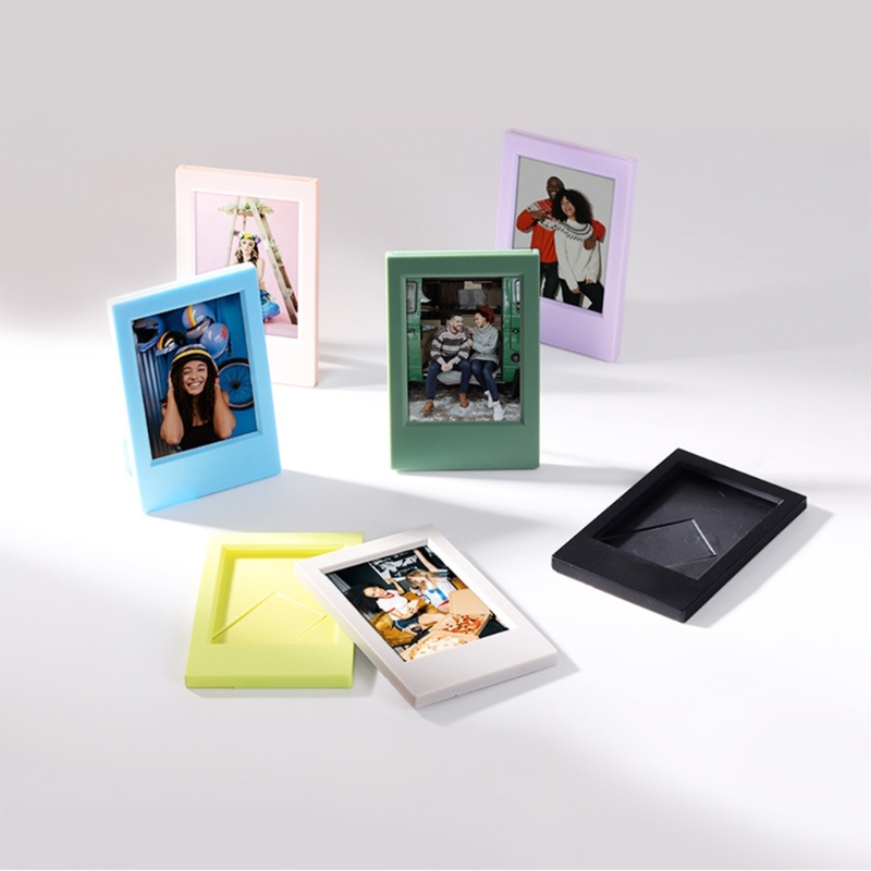 3 Zoll Mini-Foto rahmen für Polaroid Bilderrahmen Tischplatte Foto karte Anzeige Schreibtisch-Ständer Heimat Sekretariat Dekorationen