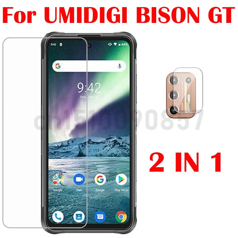 UMIDIGI – verre trempé 3 en 1 pour appareil photo, protecteur d'écran pour UMIDIGI A7S A9 GT, 6.53 pouces, 2.5 D