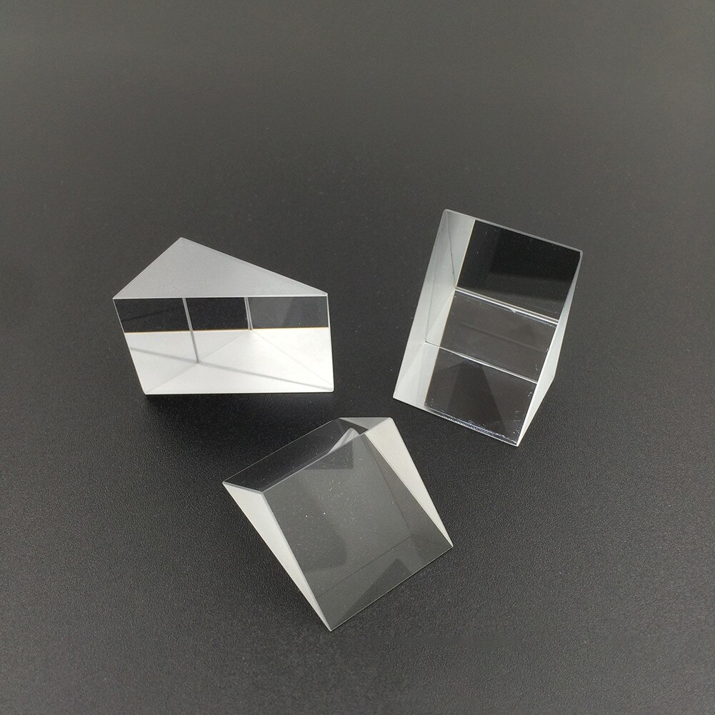 Triangular prism Right angle optical glass 10*10*10MM 45 degree coating vision measurement total reflection Mitsubishi mirror