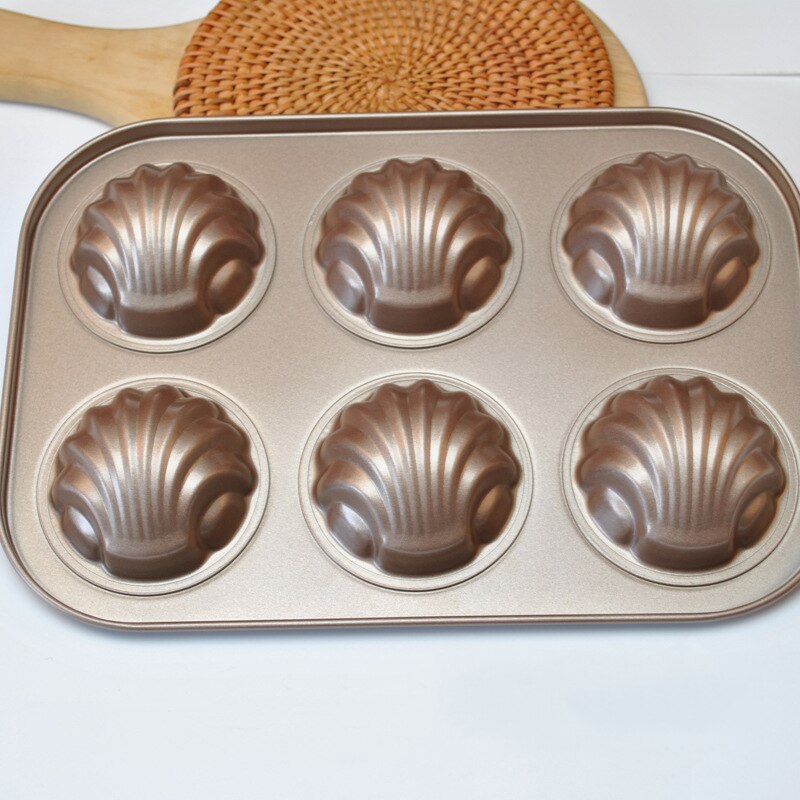 Diy Chocolade Madeleine Mold Mould 3D Shell Vorm Cakevorm Rvs Kids Kerst Bakvormen Taart Decoreren Gereedschappen