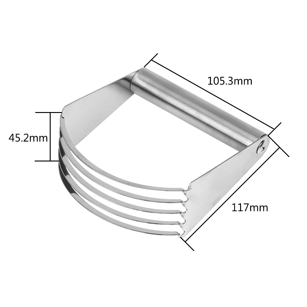 Accesorios de cocina batidora de masa Manual, mezclador de harina, aspas para hornear, utensilios de cocina de acero inoxidable, herramientas para hornear