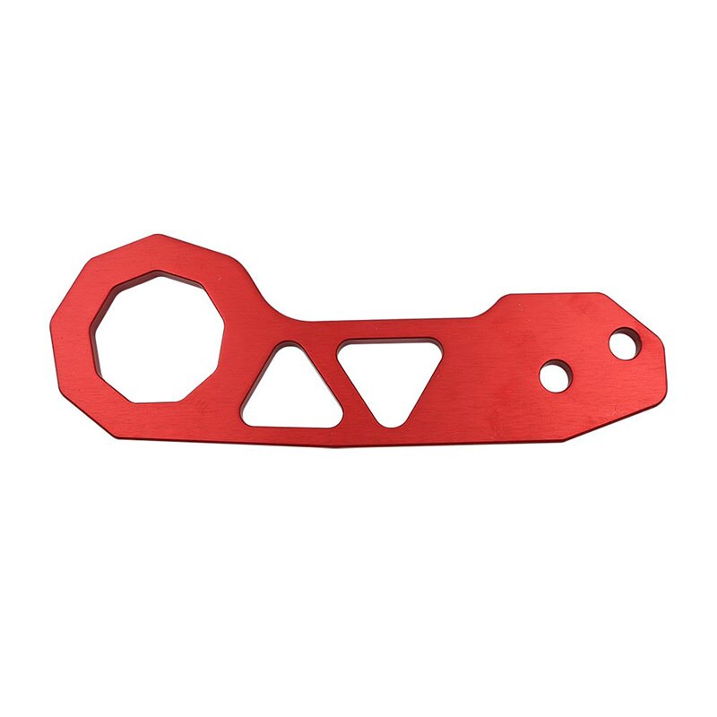 Rear Tow Towing Hook for Universal Car Trailer Ring Aluminum Alloy Racing Trailer Hook Auto Modification Parts: Red