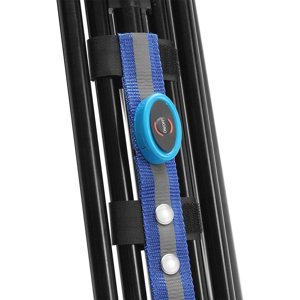 Correas de cabeza de caballo, reinas de caballo de poliéster azul, reinas ecuestres portátiles durables LED para deportes al aire libre