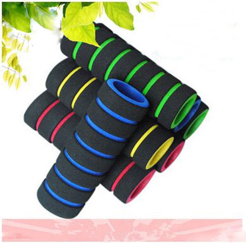 2 pièces poignée universelle confort éponge mousse guidon moto Dirt Bike e-bike guidon de vélo poignée couverture et leviers