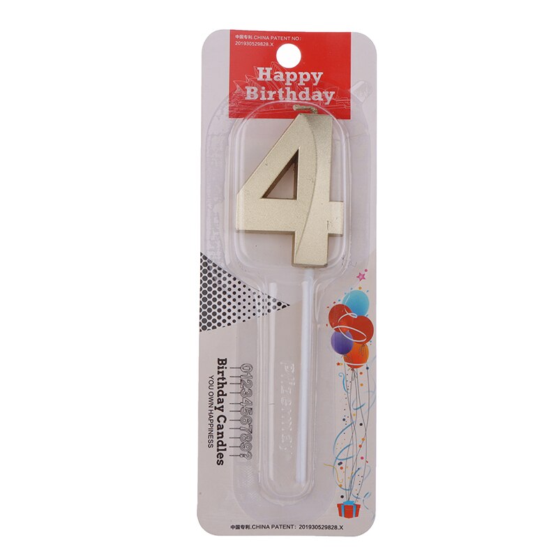 Champagne numéro 0-9 joyeux anniversaire gâteau bougies Topper décor fête fournitures décor bougies décoration bricolage fournitures Numer bougie: N5