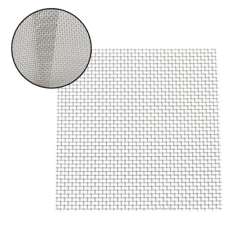 5 PCs Aquarium Fish Tank Stainless Steel Wire Mesh Pad Plants Moss Net Decor 8x8 cm Top #1