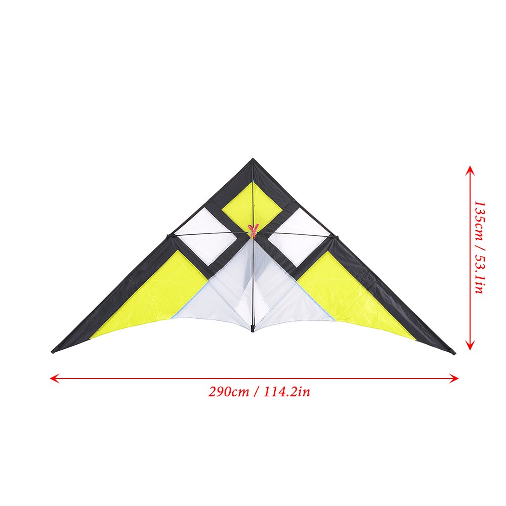 Ligne unique cerf-volant Delta-forme Triangle volant cerf-volant Flyer pour plage en plein air famille amusement enfants adultes beau