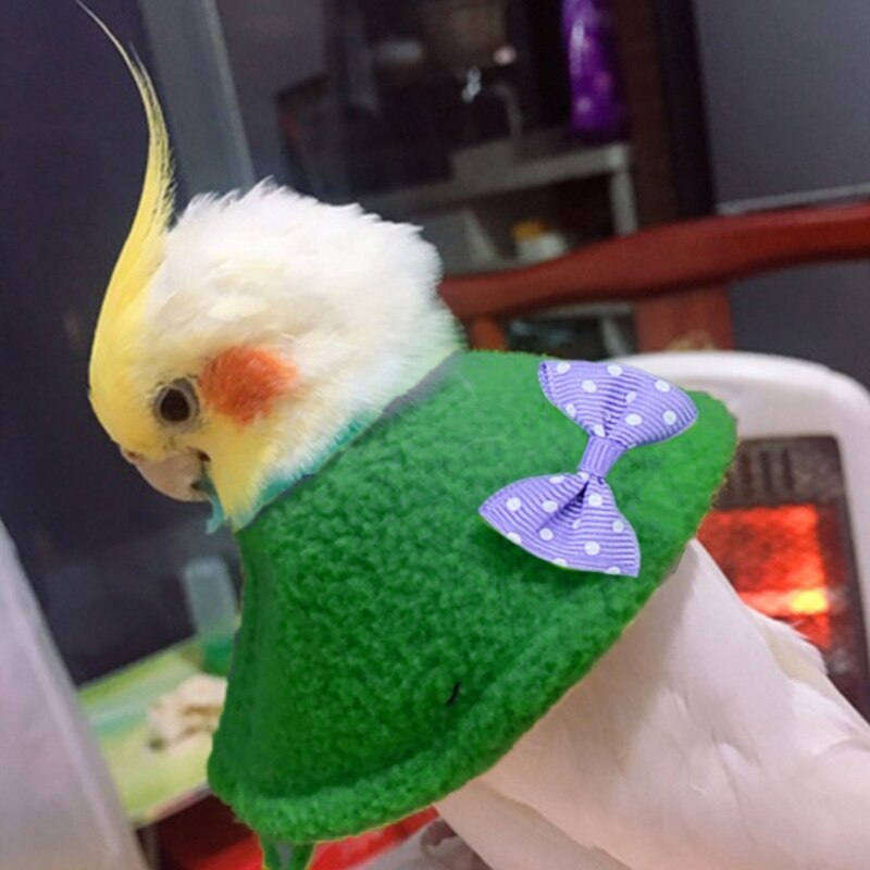 Leuke Papegaai Doek Vogel Kraag Vlucht Pak Verstelbare Voor Groene Wang Dwergpapegaai Kleine En Medium Huisdier Vogels 3 Maten Y5GB