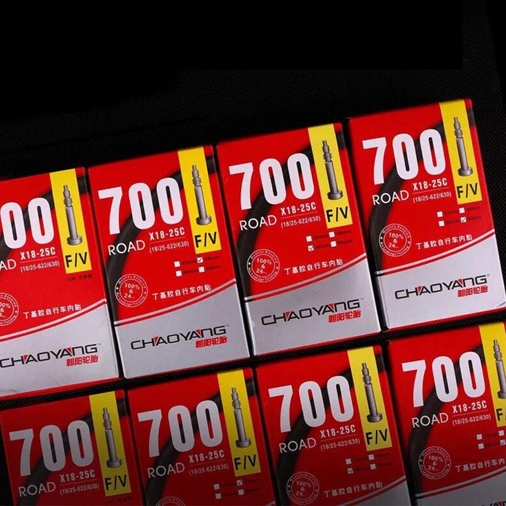 Road Bike Inner Tube French Valve Bicycle Tire Road Bike Cycle Butyl Rubber 700x23c 25 28 38 43 FV Tyre Inner Tube