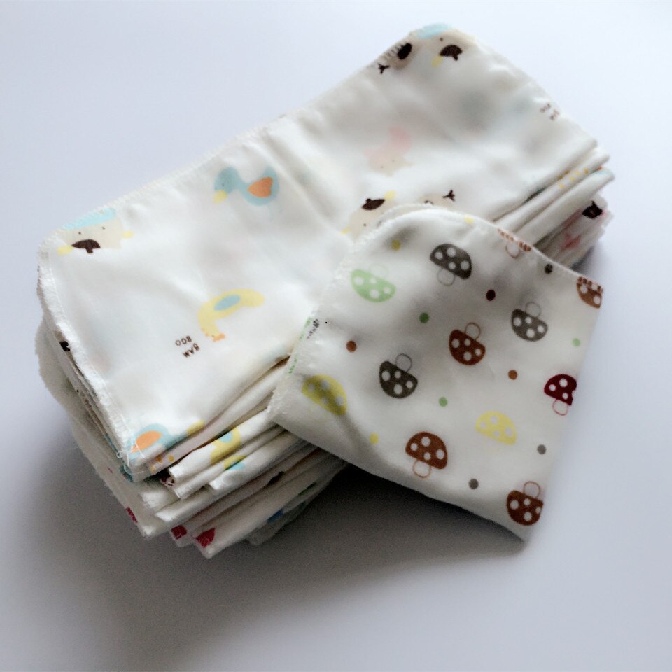 Toalla de algodón con dibujo de caramelo para jardín de infantes, limpieza de manos suave, absorbente de agua, de secado rápido, para