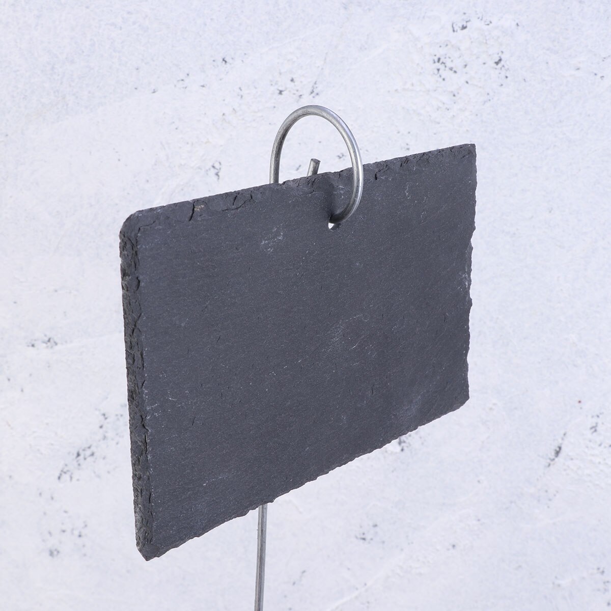 1 Set Slate Gardening Labels Plant Indentifier Display Sign Rectangular Plant Iron Hanging Label Farm Pots Flower Bed A50