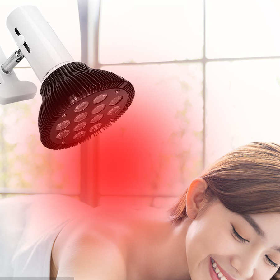 Infrared Heating Therapy Lamp 36W LED 850nm Anti Aging Pulse Masssager Therapy Light For Rheumatism Health Care Skin Pain Relief