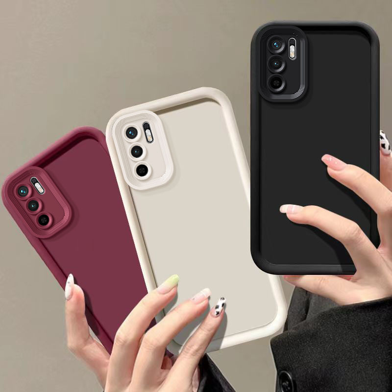 Funda de teléfono para Xiaomi Poco M3 Pro 5G Redmi Note 10 5G Redmi Note 10T, protección de cámara anticaída, cubierta suave