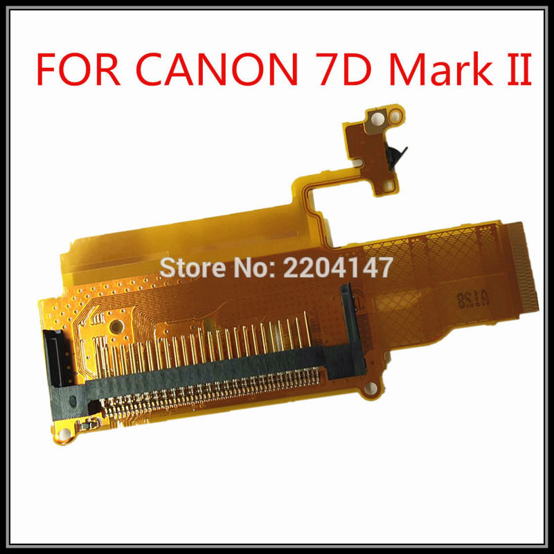 originele 7D2 card slot kabel voor canon 7D2 7DII 7D MARK II Card slot met flex slr Camera reparatie onderdelen