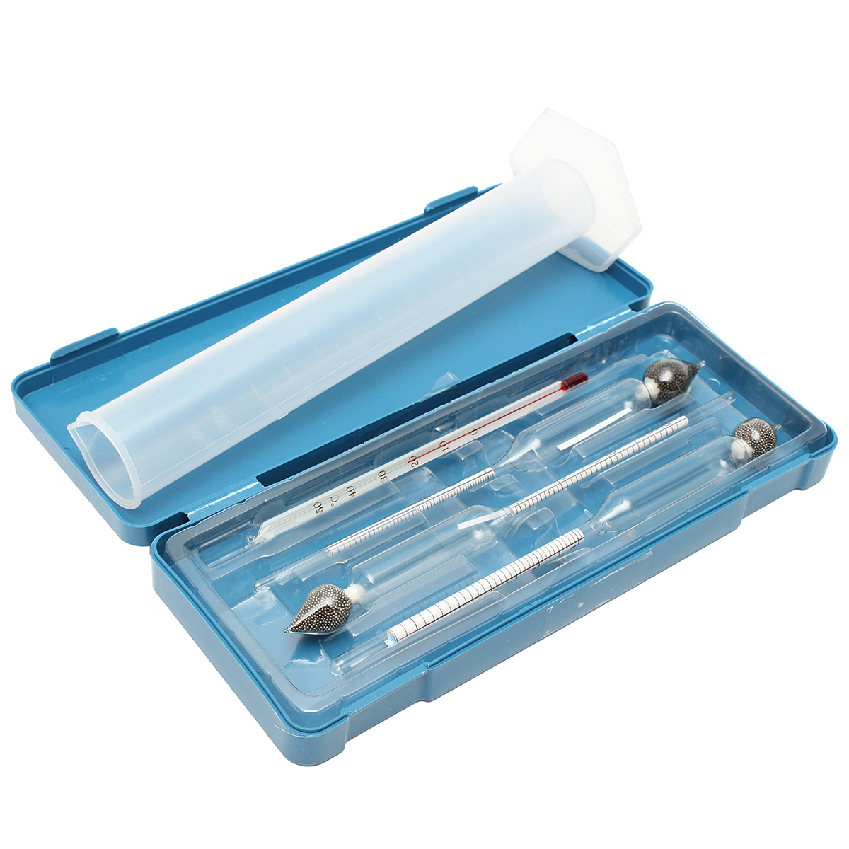 For Wine Alcohol with Thermometer Measure Test 3Pcs Wine Making Hydrometer Alcohol Meter Tester Concentration Meter