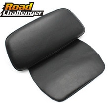 For Harley Touring Tri Glide FLHR FLTR Black Motorcycle Seat Backrest Trunk Razor Chopped Tour-Pak Backrest Pad
