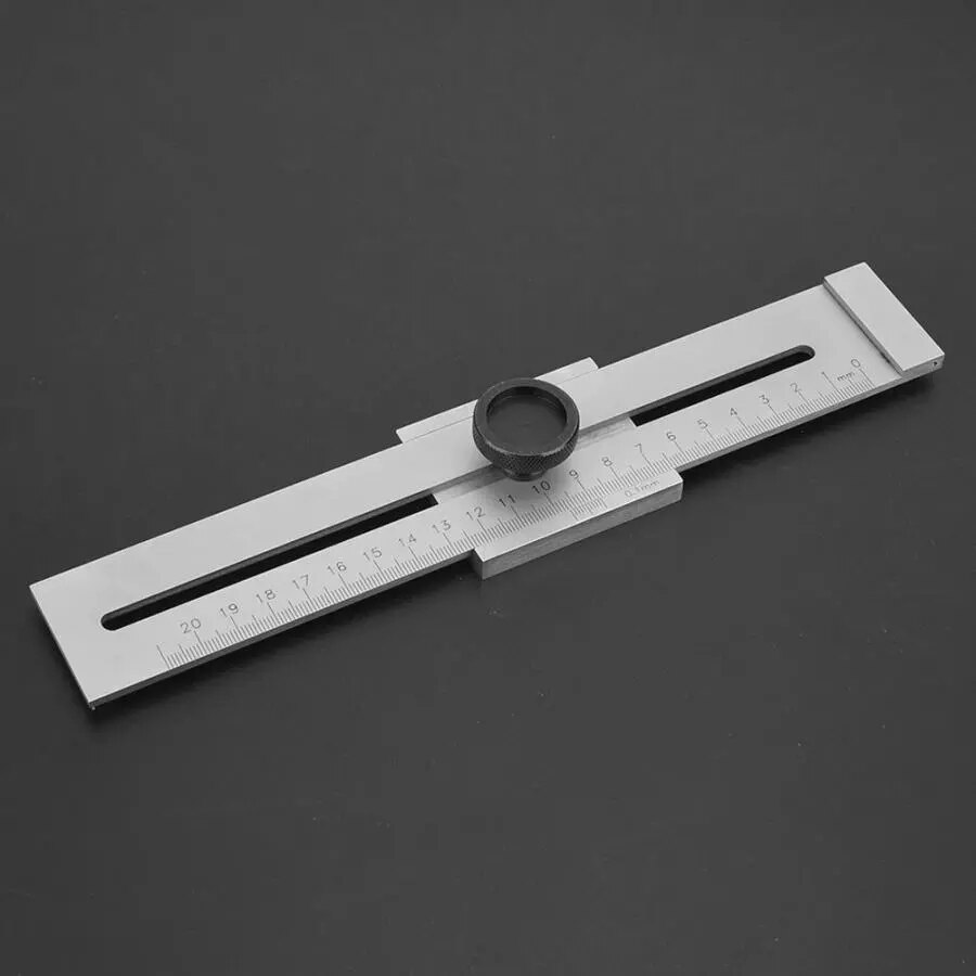 200mm 250mm 300 Parallel Ruler Marker Gauge Precise Marking Gauge Sliding Line Ruler Durable Straight Ruler for Marking out Jobs