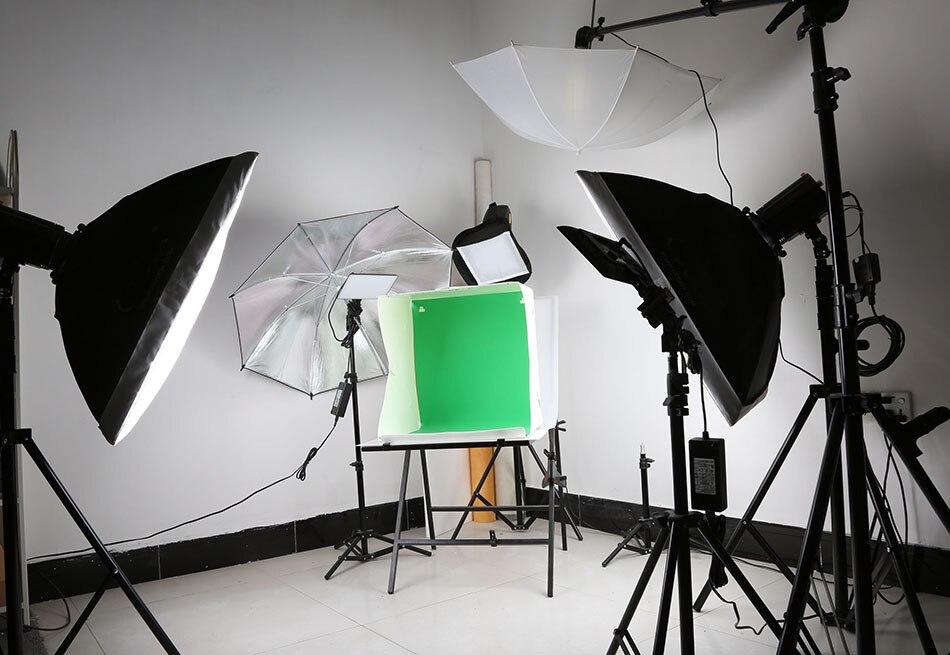 6 kleur Achtergronden Draagbare Vouwen Lightbox Fotografie Studio Softbox Met LED Licht Fotografie Achtergrond Fotostudio doos