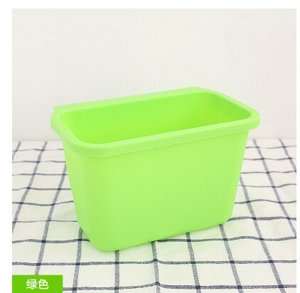 Poubelle/canette/organiseur de cuisine | Pour fournitures de cuisine, seau pour ordures Cube poubelles canettes poubelle zéro articles de cuisine: green