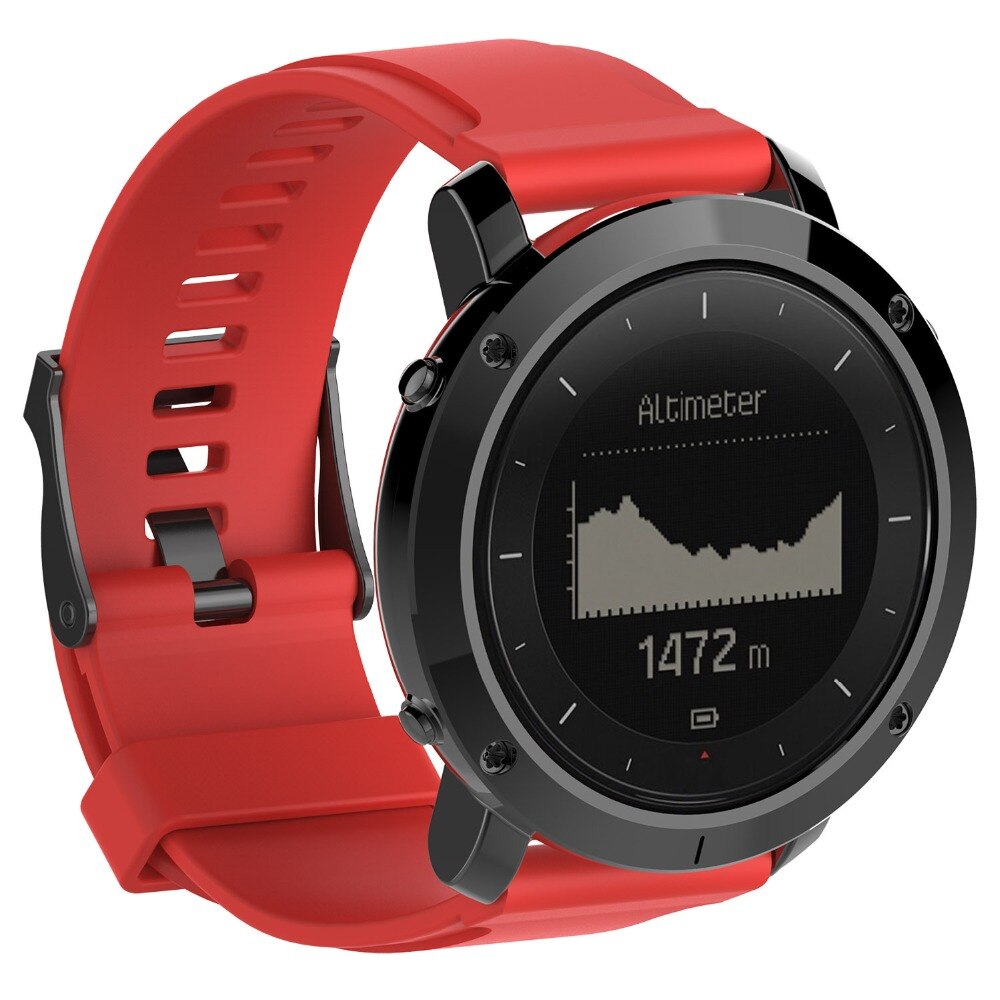 Bracelet de montre de sport pour suunto traverse, bracelet de rechange en caoutchouc, bracelet d'extérieur, accessoires de montre