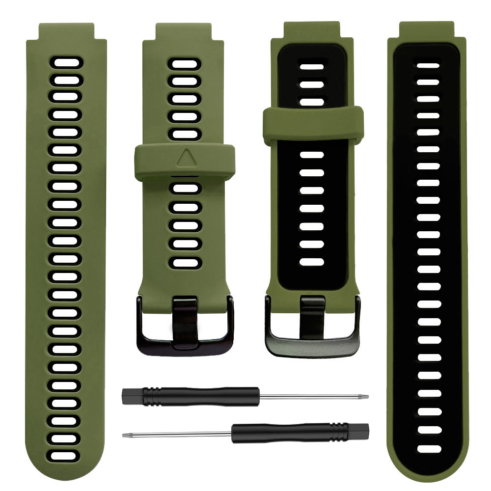 Correas de silicona para reloj inteligente Garmin Forerunner 735XT, pulsera de repuesto para Forerunner 220/230/235/620/630