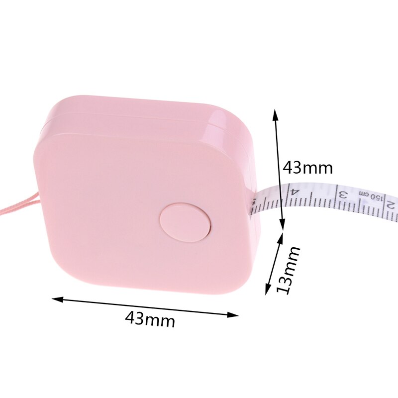 150cm tape measure telescopic ruler children's height ruler portable tape measure color random