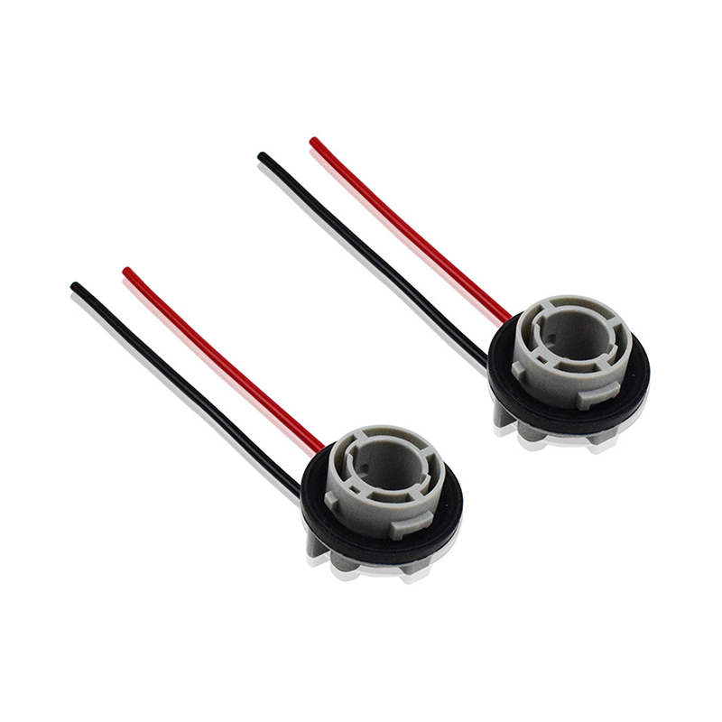 BA15S 1156 Soquete do bulbo, suporte da lâmpada, adaptador P21W, conector base, luz de freio, luz de inversão, 2pcs por conjunto