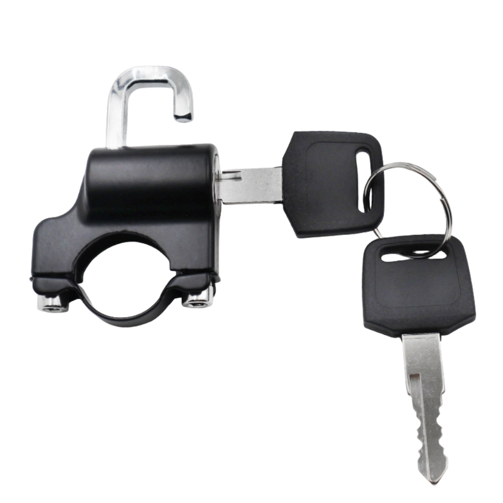 Universal Helm Schloss Anti-Diebstahl Motorrad 22mm-28mm Lenker Fahrrad Sicherheit Haken Up Schlösser Elektrische Motorrad zubehör