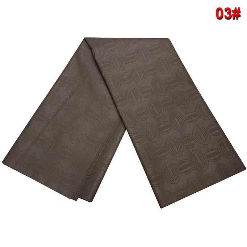 Embossed African Bazin Riche Fabric Getzner Polyester Material Bazin Fabrics Guinea Brocade Shadda Fabric For Nigerian Men Women: color8