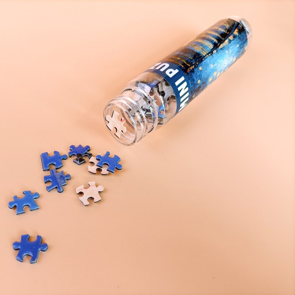 Mini Circular Tube 150 Piece Puzzle Game Children Souptoys Pre-school Magination Intellectual Educational Tennessee River