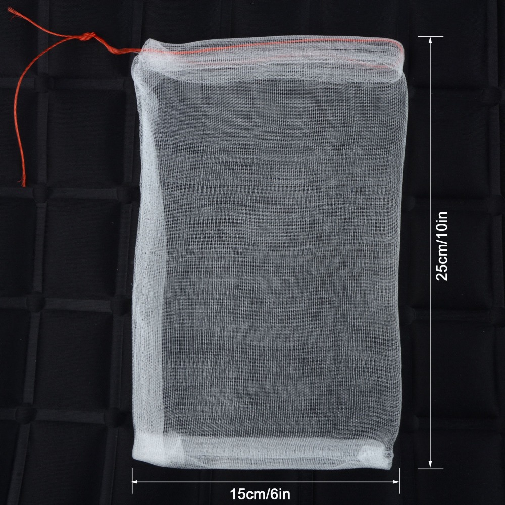20Pcs Set Nylon Mesh Bag Seed Bag Large Soaking Bag Fruit Insect-Proof Gauze Plant Growth Protect Bag Gardening Supplies