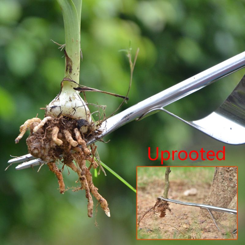Manual Hand Weeder Puller Weeding Remover Fork Lawn Garden Tool Transplanting