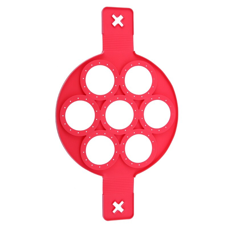 Pannenkoek Maker Anti-aanbak Koken Tool Ronde Hart Pannenkoek Maker Eierkoker Pan Eieren Mold Keuken Bakken Accessoires: 06
