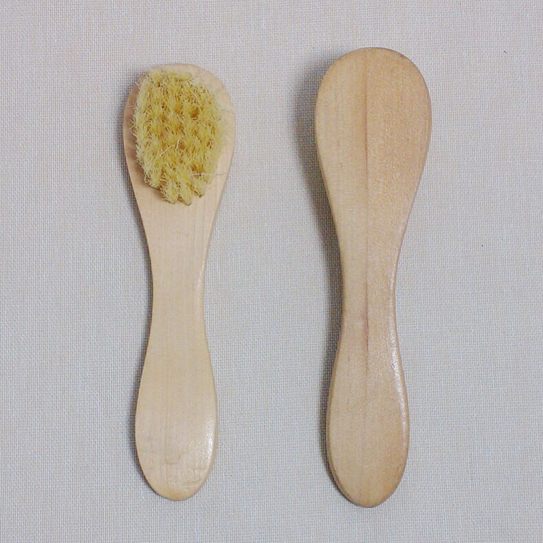 cepillo de cerdas de jabalí con mango de madera, cerda de madera Natural, productos para cuidado de la piel y Spa CLA88