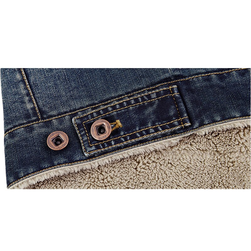 Merkki denim takki miesten talvi tuulitakki lämmin miesten takki päällysvaatteet farkut takki miesten monitaskuiset cowboy-vaatteet plus koko m -6xl