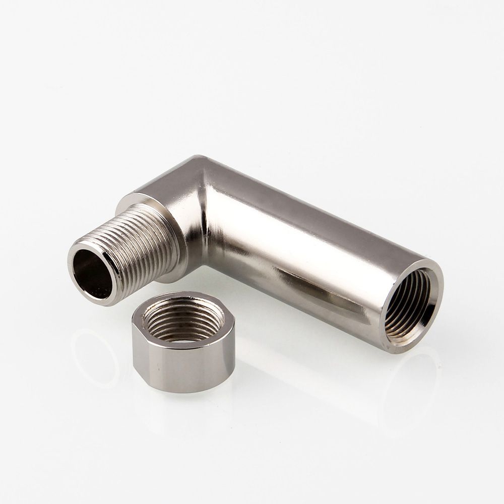 1pc M18*1.5 Car Catalytic Converter O2 Oxygen Sensor Angled Extender Extension Spacer 90 Degree CEL Fix Sensor Adapter 76mm