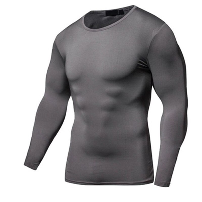 Sommer og efterår herre løbe t-shirt langærmet: 10bl-02 / S