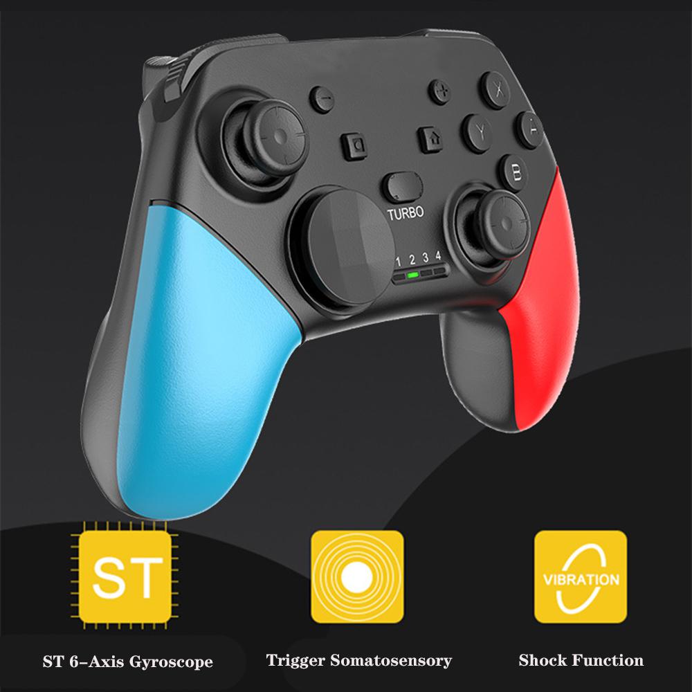 Wireless Game Controller Bluetooth Gamepad Dual Vibration Joystick For Switch Pro/Nintendo Pro/lite/PC/Android/TV BOX