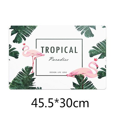 1pc antislip servies warmte-isolatiematten placemat anti-olie kom bord mat eva materiaal transparante placemats bekermat: A