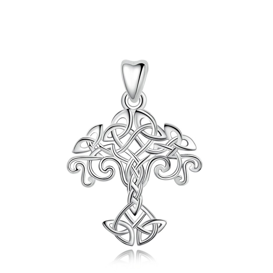 Collana Con Ciondolo Albero Della Vita In Argento 925 E Pietra Di Luna - VONALA - Regalo Per Donna