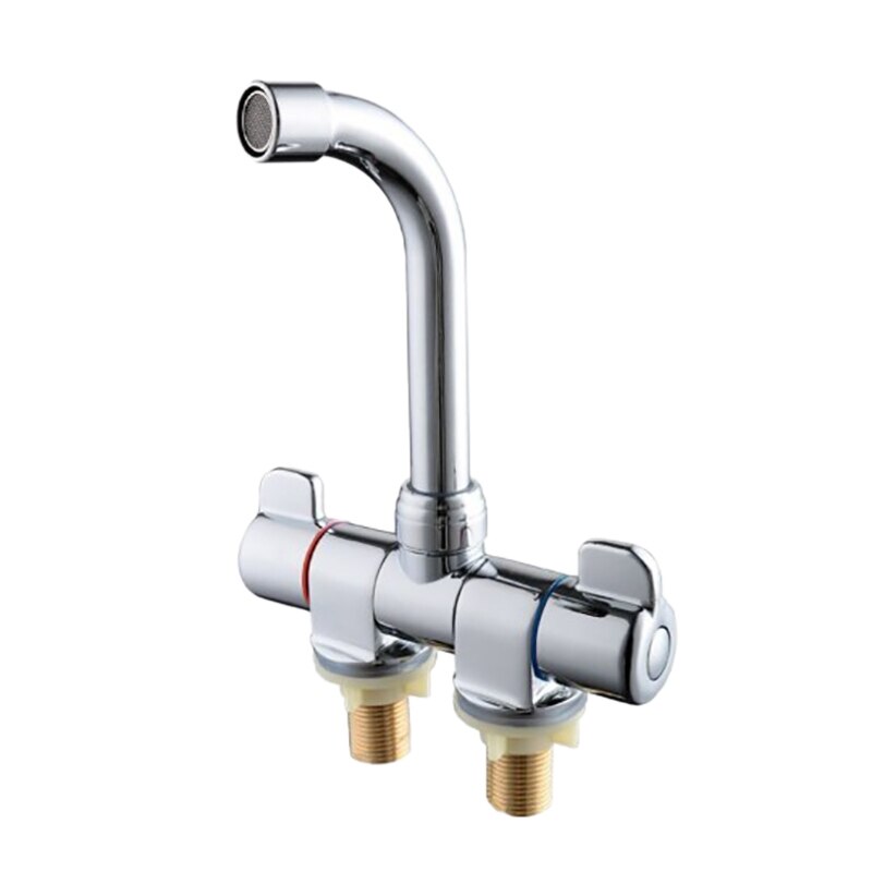 RV Accessories RV Folding 360 Rotation for Bathroom Deck Caravan Boat Mounted Faucet Kitchen Cold & Water Tap Universal 004: Default Title