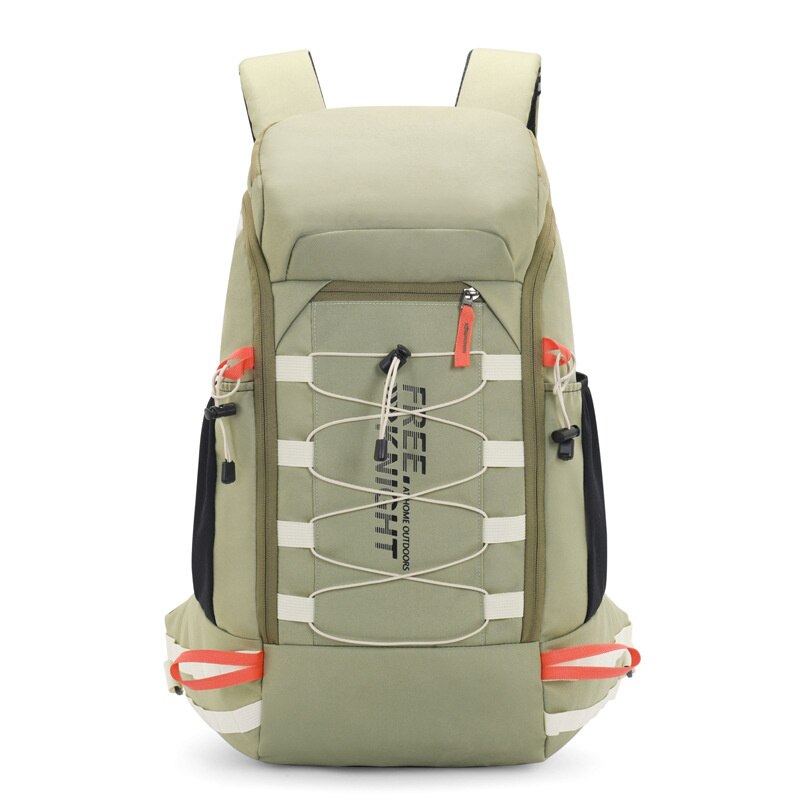 Free Knight 40L sac de voyage en plein air multi-poches étanche sac à dos de sport grande capacité randonnée Camping sac hommes femmes: Light Green