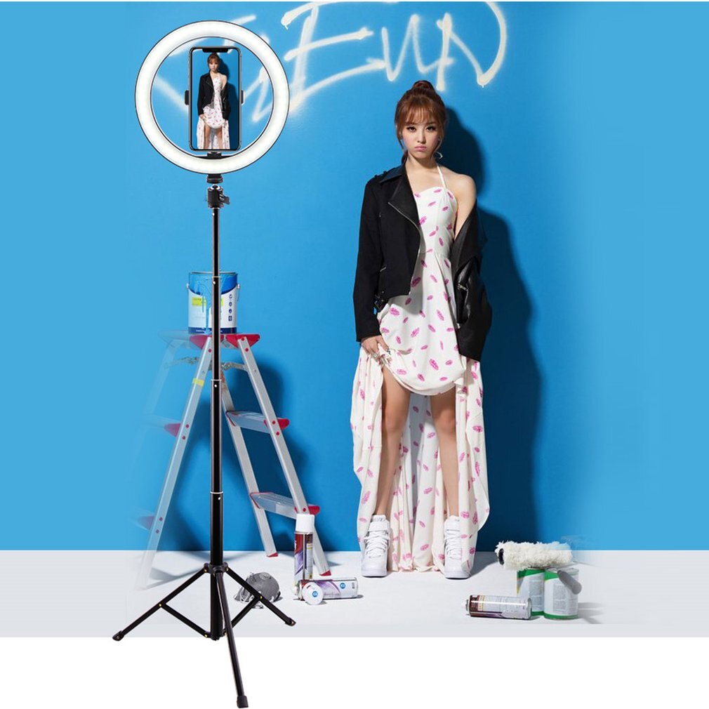 26cm 120LED Selfie Ring Lamp Led Ring Light Selfie With Tripod Ring For Selfie Phone Video Photography Lighting Phone