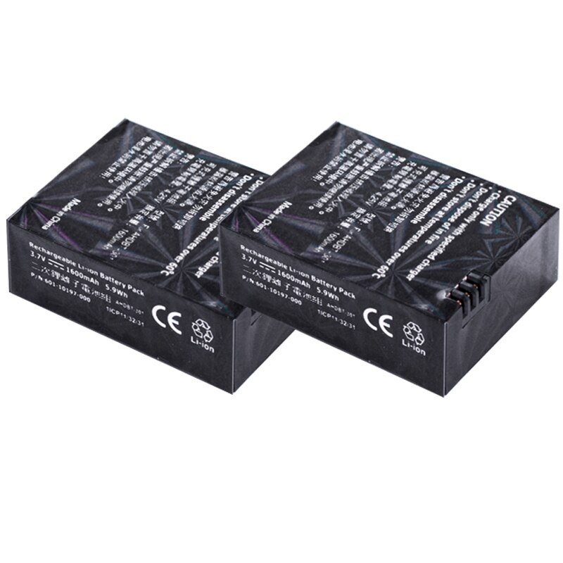 Batterie pour gopro Hero 3 3 +, édition noire, argent blanc, accessoires de caméra HD: 2battery