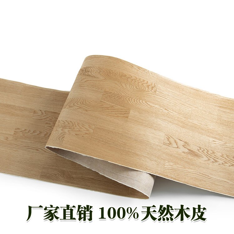 L: 2,5 Meter Breite: 400mm Dicke: 0,45mm Natürliche Eiche Massivholz Haut Amerikanischer Eiche Natürliche Spleißen Holz Haut
