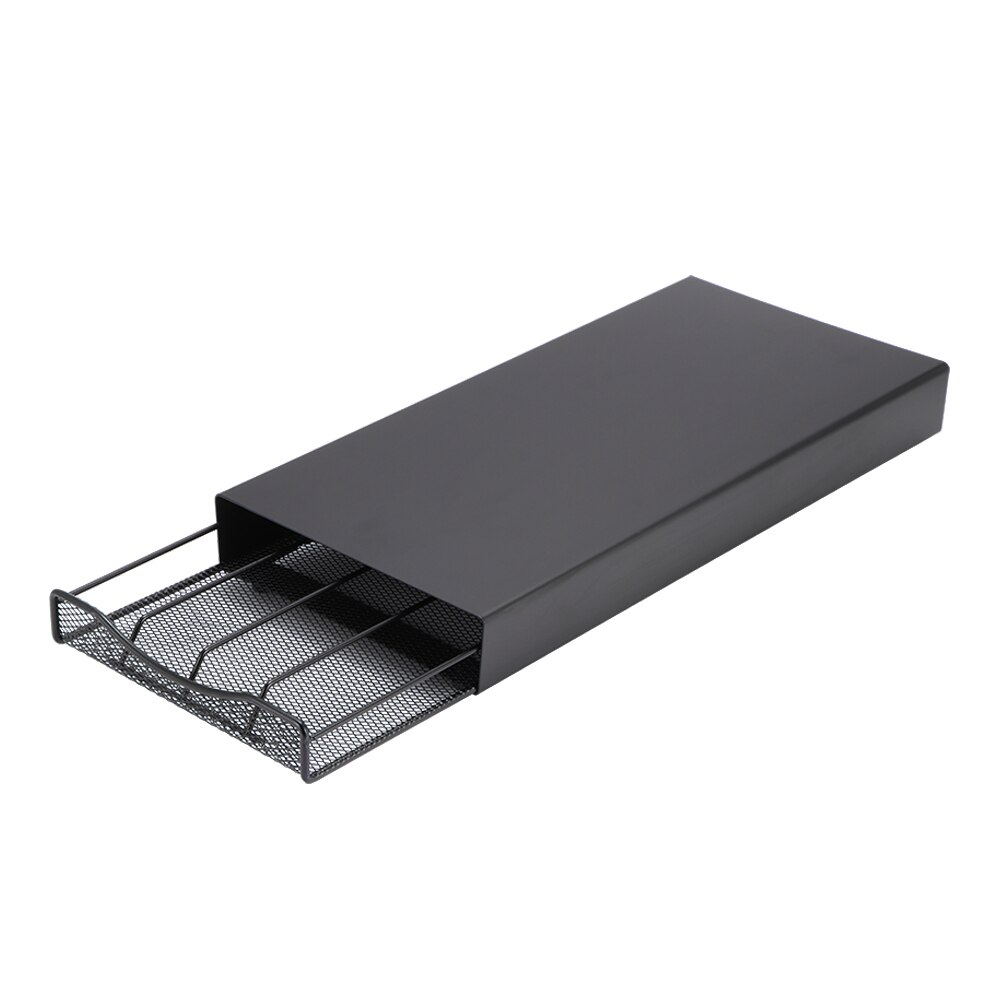 40 Pods Coffee Pod Holder Storage Drawer Coffee Capsules Organizer Heat Resistant Durable Kitchen Coffee pod drawer Tool: A