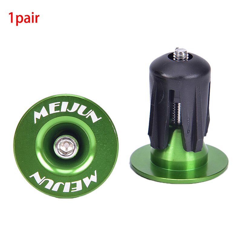 2 uds., tapones ligeros para manillar de bicicleta de carretera de aluminio, agarre firme antideslizante, tapas para manillar, accesorios para MTB, tapones para extremos de barra de bicicleta: GN