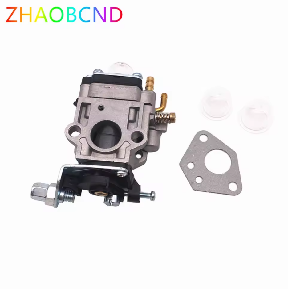 15mm Carburetor Kit for Engine 40-5 44-5 For Brushcutter 43cc 49cc 52cc Strimmer Cutter Chainsaw Carb: YELLOW